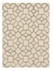 5' X 7' Beige Hand Tufted Geometric Indoor Area Rug