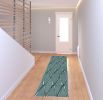 8' Gray Wool Handmade Runner Rug