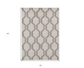 2' X 3' Sand Wavy Line Pattern Accent Rug