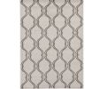 2' X 3' Sand Wavy Line Pattern Accent Rug