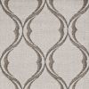 5' X 8' Sand Wavy Lines Area Rug