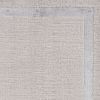 5' X 8' Ivory Silver Machine Woven Bordered Indoor Area Rug