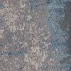 5' X 8' Silver Blue Machine Woven Abstract Smudge Indoor Area Rug