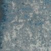 8' X 11' Silver Blue Machine Woven Abstract Smudge Indoor Area Rug