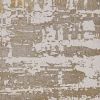 7' X 10' Ivory Gold Machine Woven Abstract Indoor Area Rug