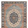 2' X 4' Blue Medallion Hand Woven Area Rug