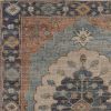 7' X 12' Blue Hand Woven Traditional Medallion Indoor Area Rug