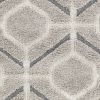 3' X 5'  Grey Polypropylene Rug