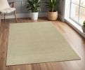 3' X 5' Ivory Herringbone Jute Area Rug