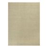 3' X 5' Ivory Herringbone Jute Area Rug