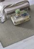 8' X 11' Grey Heather Hand Woven Herringbone Jute Indoor Area Rug