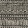 3' X 5' Charcoal Tribal Area Rug