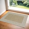 3' X 4' Natural Geometric Area Rug