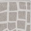 3' X 5' Gray and Ivory Cobblestone Area Rug