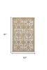 63 X 91 Ivory  Sand Wool Rug