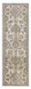 8' X 11' Ivory Sand Machine Woven Bordered Floral Vines Indoor Area Rug