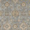 5' X 8' Sage Green Machine Woven Traditional Indoor Area Rug