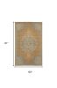 63 X 91 Coffee Wool Rug