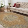 63 X 91 Coffee Wool Rug