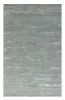 5' X 7' Slate Grey Hand Tufted Abstract Indoor Area Rug