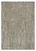 5' X 7' Sand Plain Wool Indoor Area Rug With Viscose Highlights