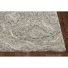 8' X 10' Grey Hand Tufted Abstract Indoor Area Rug