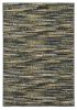 9' X 13' Grey Or Green Abstract Design Indoor Area Rug