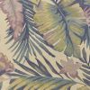 5' X 8' Pastel Ivory Hand Tufted Tropical Plants Indoor Area Rug