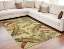 63 X 99 Ivory  Wool Rug