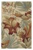 5' X 8' Ivory Hand Tufted Tropical Plants Indoor Area Rug