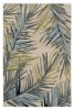 8' X 10' Ivory Hand Tufted Tropical Palms Indoor Area Rug