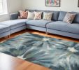 8' X 11' Teal Area Rug