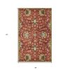 3' X 5' Sienna Medallion Vines Wool Rug