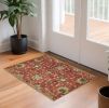 3' X 5' Sienna Medallion Vines Wool Rug