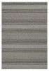 4' X 6' Grey Geometric Lines Area Rug