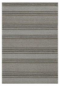 4' X 6' Grey Geometric Lines Area Rug