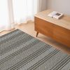 4' X 6' Grey Geometric Lines Area Rug