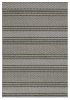 5' X 8' Grey Geometric Area Rug