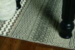 8' X 11' Taupe Geometric Patterns Indoor Area Rug