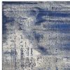 8' X 10' Blue Shag Area Rug