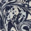 3' X 5' Blue Abstract Splashes Area Rug