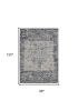 8' X 10' Sand And Charcoal Diamond Area Rug