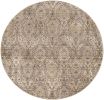 7' Gray Round Area Rug