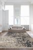 9' X 12' Ivory Beige Machine Woven Distressed Traditional Indoor Area Rug