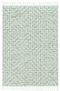 5' X 8' Gray and Ivory Geometric Area Rug