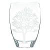 12 Mouth Blown Frosted Crystal European Made Tree Of Life Vase