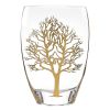 12 Mouth Blown Gold Tree Of Life Vase