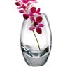 11" Clear Lead Free Crystal Oval Table Vase