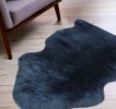 2' X 3' Navy New Zealand Natural Sheepskin Rug