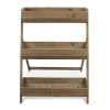 3 Tier Wooden Shelves Storage Plant Stand